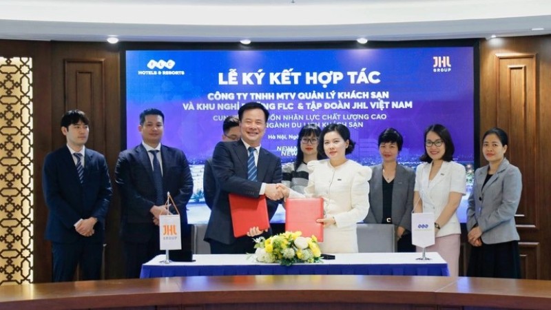 FLC Hotels & Resorts hợp tác vớI tập đoàn JHL mảng nhân sự du lịch, khách sạn