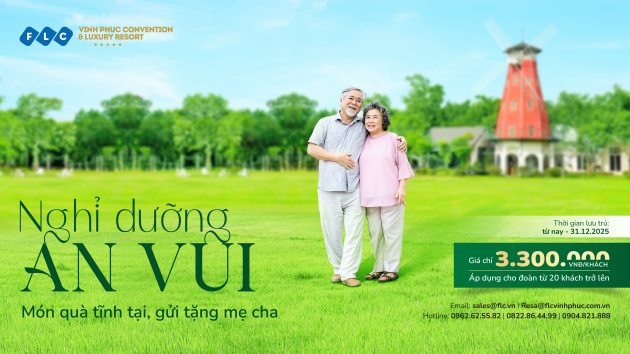 Nghỉ Dưỡng An Vui – Món Quà Tĩnh Tại Dành Tặng Cha Mẹ