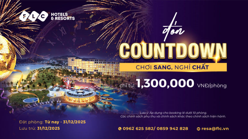 ĐÓN COUNTDOWN – CHƠI SANG, NGHỈ CHẤT