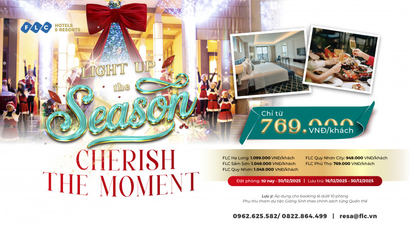 LIGHT UP THE SEASON - CHERISH THE MOMENT