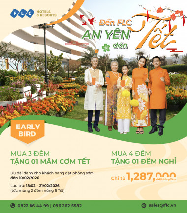 Nghỉ dưỡng Tết 2026 tại quần thể FLC, khi mùa đoàn viên trở về trạng thái an yên
